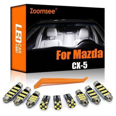 Zoomsee 11Pcs Interior LED For Mazda CX-5 CX5 2011-2016 2017 2018 2019 2020 2021 Canbus Car Indoor Dome Map Light Kit No Error