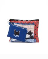 Lesportsac 1460 joint name accessory bag trendy cute printing storage bag 4268 three-in-one large size