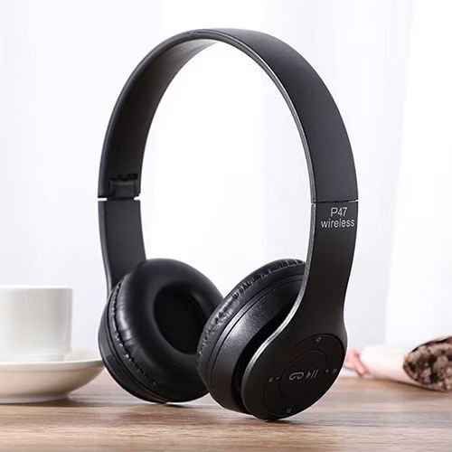 p47-bluetooth-headphone-stereo-หูฟังบลูทูธ-ไร้สาย-ใส่เมมได้-คุยโทรศัพท์-รับสายสนทนา-พับเก็บง่าย-พกพาสะดวก