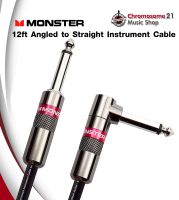 สายแจ็ค Monster Classic 12ft Angled to Straight Instrument Cable หัวตรง-หัวงอ