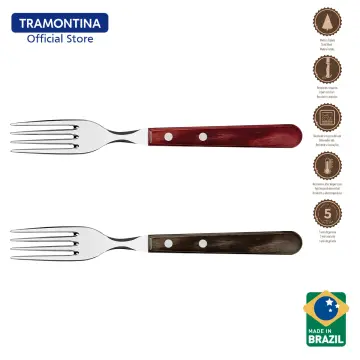 Churrasco BBQ 12 Pc Polywood Fork and Steak Knife Set