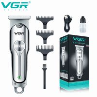 ✤♘✻ VGR Máquina de corte de cabelo Elétrico Máquina de cortar cabelo Profissional Máquina de corte de cabelo Mini barbeiro Recarregável USB Aparador de cabelo para homens V-071