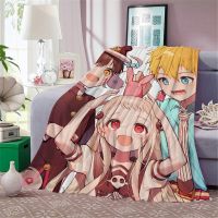 2023 Toilet-Bound Hanako-kun 3D Blanket for Beds Printed Cartoon Anime Flannel Blanket Sofa Home Decor Party Student Throw Blanket