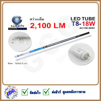 หลอดไฟนีออน LED T8 หลอดไฟ LED หลอดประหยัดไฟ หลอด LED ยาว หลอดไฟยาว T8 18 วัตต์ IWACHI สว่างเต็ม 2100 แสงสีขาว DAYLIGHT