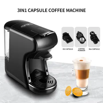 220V Expresso Coffee Machine Capsule 15Bar Coffee Maker 3 In 1 Multiple  Capsule For Dolce Gusto&Nespresso&Powder