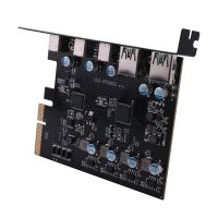 PCIe to USB 3.2 Gen 2 Adapter Card PCI Express Expansion Card PCI-E Add-on Cards Riser for PC /8/7 and