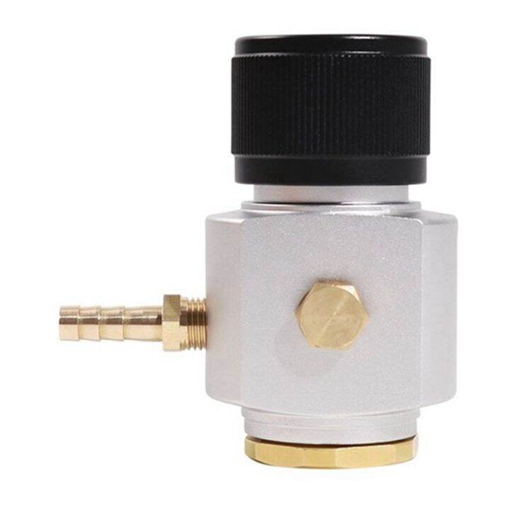 2Pcs CO2 Keg Charger,Mini Gas Regulator Keg Co2 Regulator Sparkling