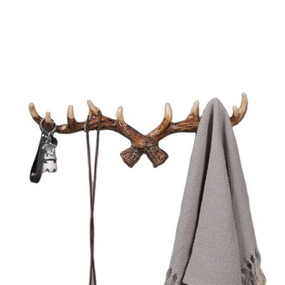 Creative Wall Decoration Antler Hook American Home Personality Wall Hanging Key Coat Hook