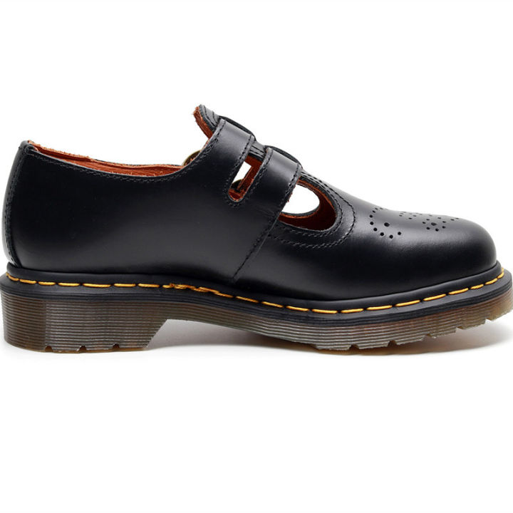 doc-dr-martens-air-wair-8065-mary-jane-หัวเข็มขัดคู่น่ารักของแท้รองเท้าบูตมาร์ตินเรียบสำหรับผู้หญิงรองเท้า-martens