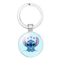 [COD] จี้พวงกุญแจอัญมณีเวลาลายการ์ตูน Star Baby Stitch ตะเข็บ Stitch พวงกุญแจ