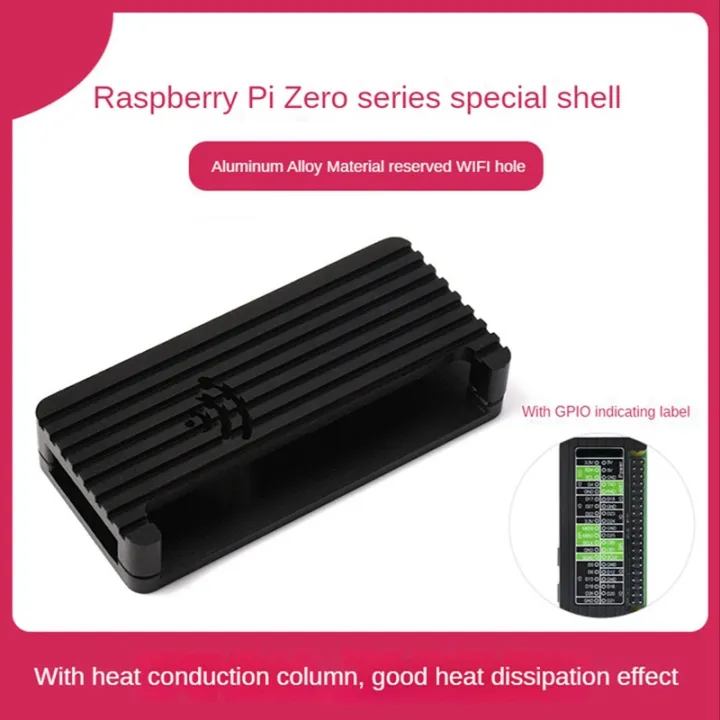 Metal Case for Raspberry Pi Zero /Zero 2 W Protective Case Box with ...