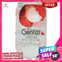 กลินเตอร์ น้ำอัดก๊าซ กลิ่นลิ้นจี้ 350 มลGLINTER SPARKLING LYCHEE 350 ML