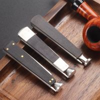 Tobacco In 1 Smoking Tube Tool Cleaner Knife Ebony Pipe Presser Cleaning Smoke 3 Pipe Smoking Function Wood Multi Pipes