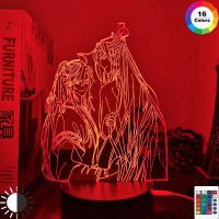 Acrylic 3d Light BL Mo Dao Zu Shi Lamp for Bed Room Decor Touch Sensor Colorful Led Night Light Lamp Mo Dao Zu Shi Lan Zhan