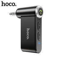 Hoco 3.5มิลลิเมตรแจ็ค AUX รถ Bluetoother 5.0รับไร้สายไมค์แฮนด์ฟรีอะแดปเตอร์ในรถสำหรับเสียงเพลง Aux BT หูฟัง Reciever