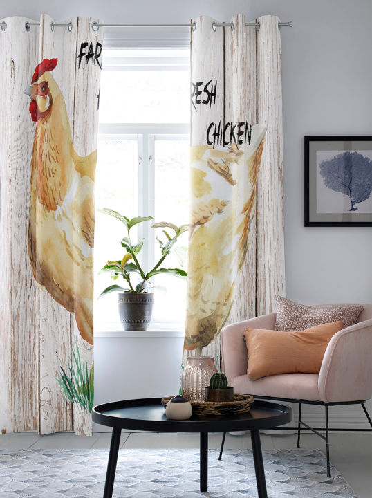 living-room-curtains-wood-grain-farm-hen-modern-home-decor-bathroom-kitchen-bedroom-balcony-floor-valance-curtains