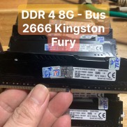 DDR4 8G PC - Bus 2400 2666 Hiệu Kington Fury Tản Nhiệt - Vi Tính Bắc Hải PC