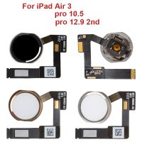 ปุ่มโฮมพร้อมสำหรับ Ipad Pro สายเคเบิลงอได้10.5 12.9 2Nd แอร์3 A1701 A1709 A1852 AA670 A1671 A1821ชุดประกอบปุ่มโฮมโค้ง A2123