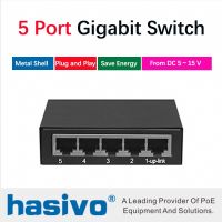 กิกะบิตสวิตช์5พอร์ต Gigabit สวิตช์ตั้งโต๊ะสวิตช์เครือข่ายอีเธอร์เน็ต5พอร์ต J72 10/100/1000M