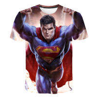 2023 newsuperman 3D T เสื้อผู้ชายแฟชั่นลำลองแขนสั้นเสื้อยืดเพาะกาย fitnesse วิ่ง xorts Homme อะนิเมะเสื้อ PLUS 6X