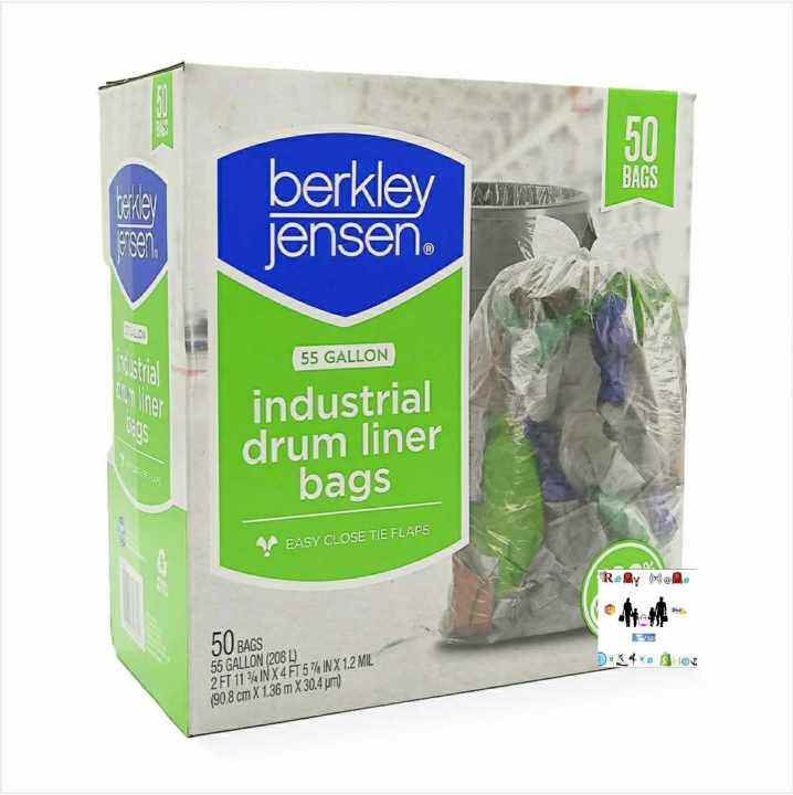Berkley Jensen Clear Drum Liner Bags 50s Lazada PH