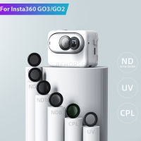 กล้องเลนส์กรองสำหรับ Insta360 GO3กันน้ำกรองสำหรับ Insta360 GO2เลนส์ป้องกันกรองอุปกรณ์เสริมสำหรับกล้อง