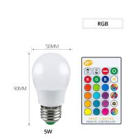 【Sell-Well】 kallidora หลอด E27หลอด LED GU10 RGB 5W 10W 15W 85-265V GU5.3ไฟสปอตไลท์ RGBW LED ไดโอดด้วยรีโมท IR โคมไฟกลางคืน