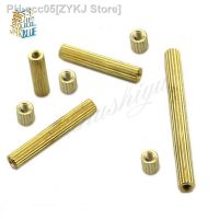 50pcs/lot M2x3/4/5/6/7/8/10/11/12/13/14/15/16/17/18/19/20mm Brass Round Standoff Spacer Female Female M2 Brass Threaded Spacer