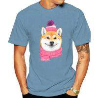 ลำลองสำหรับบุรุษเสื้อยืดชิบะอินุสุนัข Doge สวมใส่สำหรับฤดูหนาวที่น่ากลัวสัตว์เสื้อยืด U Nisex ประเดิมท็อปส์ฮาราจูกุสตรีท