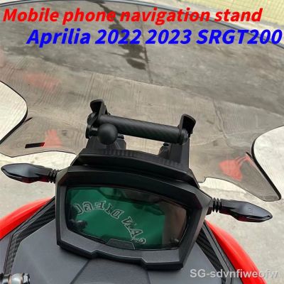 ☌► For 2022 2023 Aprilia SRGT200 SR GT 200 Motorcycle Accessories GPS Phone Navigation Mount Bracket Adapter Holder