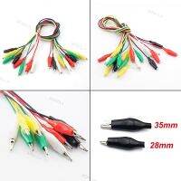 10pcs Alligator Clip Colorful Cord Electronic DIY Double-head Test Power Cable Connection Line Accessories Electrical D1AG