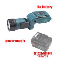 Portable Spotlight LED Warning Light Work Lamp Flashlight USB Charger for Makita BL1021 BL1041 10.8V 12V Li- Battery Blues