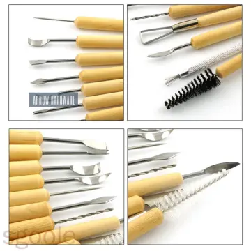 61pcs Clay Sculpting Shapers Carving Wooden Clay Tool Set for Potters  Beginners