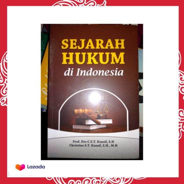 Buku SEJARAH HUKUM DI INDONESIA | Lazada Indonesia