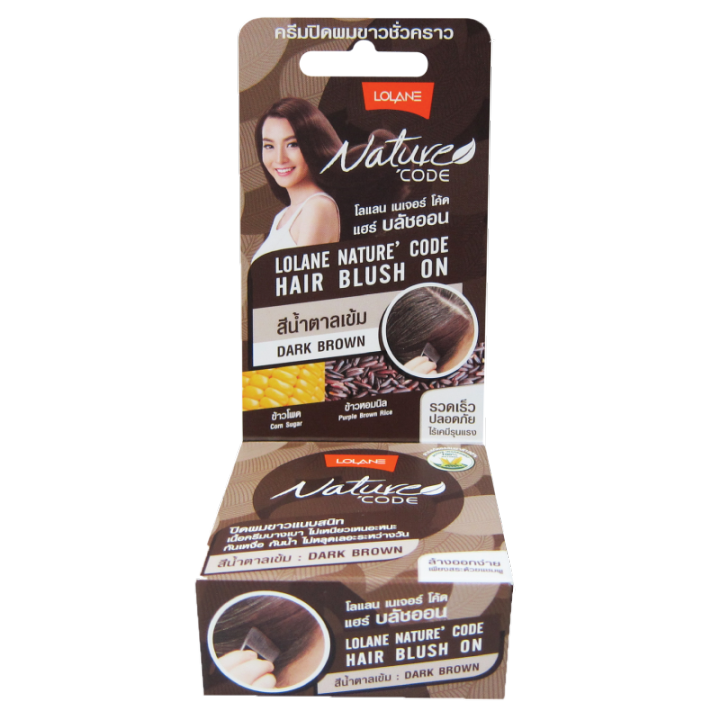 Lolane Nature Code Dark Brown Hair Blush On (4.5g) 100 Natural
