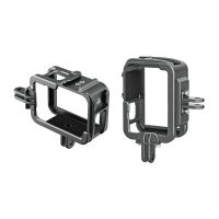 TELESIN Aluminium Alloy Frame Case For Gopro 11 10 9 Black Double Clod Protective Shell Accessories Box For Action Camera