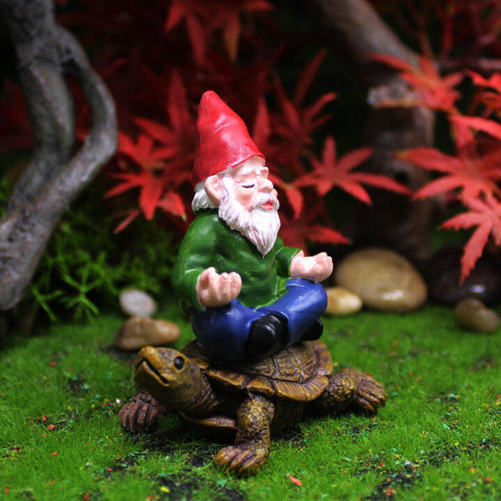 dwarf-miniature-collectible-elf-gnome-garden-decoration-garden-gnome-decoration-micro-landscape-elf-figurine-zen-turtle-figurine