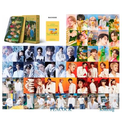Pea โปสการ์ด อัลบั้มรูปโลโม่ Kpop SEVENTEEN 17 ขนาดเล็ก 55 ชิ้น ต่อชุด