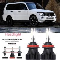 หลอดไฟหน้ารถยนต์ LED LAI 40w 6000k สีขาว สําหรับ Mitsubishi SHOGUN SPORT III 2016-2023 รับประกัน 10 เดือน