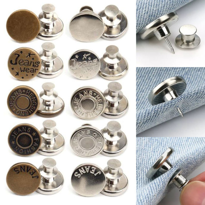 Snap Fastener Metal Pants Buttons for Clothing Jeans Perfect Fit