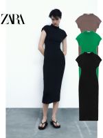 Zaraโหด R-2335/167แน่นชุด MIDI เซ็กซี่ผ้าฝ้ายยืดได้สีดำปลูกฝังศีลธรรมของคน2335167 800