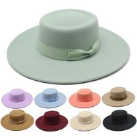 Wholesale Price Hat Winter Circular Concave Convex Surface Flat Top Fashion Men And Women Felt Jazz Hat Шляпа Женс