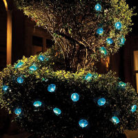 Solar Powered String Light 10LED Morning Glory Flower Fairy Home Outdoor Garden Backyard Lawn Decorative Lamp