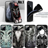 XMX33 Demon Satan Goat Head Skull อ่อนนุ่ม High Quality ซิลิโคน TPU Phone เคสโทรศัพท์ ปก หรับ iPhone 7 8 11 12 13 14 Pro XS Max SE X XR Plus SE