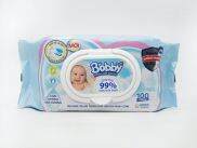 Combo 3 gói Khăn ướt em bé Bobby không mùi gói 100 miếng
