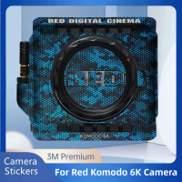 สำหรับสีแดง Komodo 6พันรูปลอกผิวไวนิลห่อฟิล์มดิจิตอล G Inema กล้องร่างกายป้องกันสติ๊กเกอร์ป้องกันเสื้อ RED-KOMODO KOMODO6K