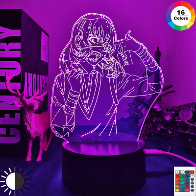 Kakegurui Led Night Light for Kids Bedroom Decor Nightlight Birthday Gift Anime Gadget Room Table Lamp Midari Ikishima