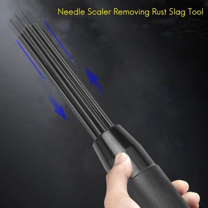 new-needle-scaler-removing-rust-slag-tool-air-pneumatic-rust-corrosion-slag-remove-deburring-cleaning-tool-with-12x-needles