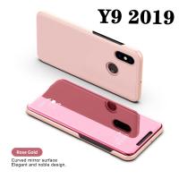 พร้อมส่งทันที เคสเปิดปิดเงา สำหรับรุ่น Huawei Y9 2019 เคส huawei y9 2019 Smart Case เคสหัวเว่ย Y9 2019 เคสกระจก