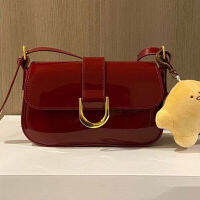 Vachette Clasp French Stick Underarm Bag 2023 New High-Grade Fashion Hand Bag One Shoulder Bag Versatile Small Bag Women